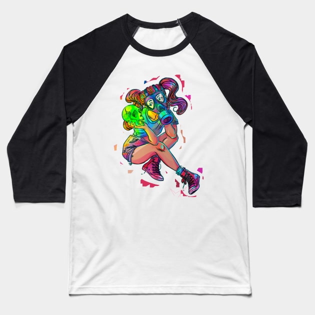 Apocalypse Girls: Kiernan Baseball T-Shirt by Milena Deneno Art